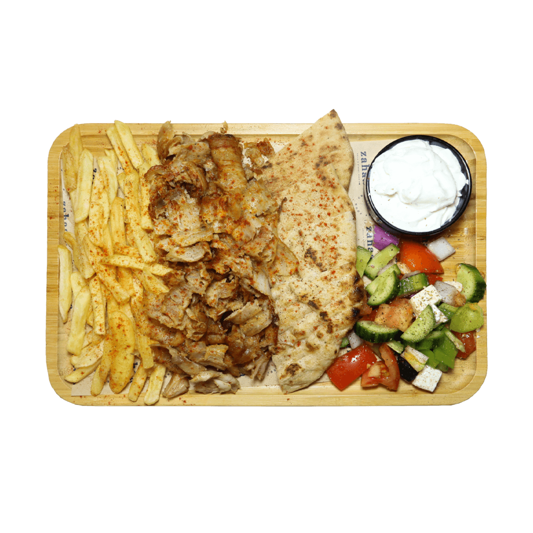 Open Pork Gyros